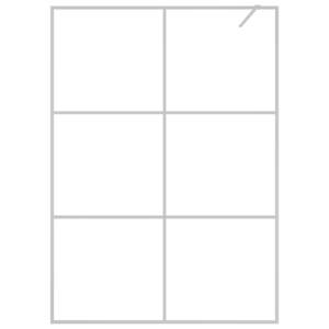 Sprchová zástěna walk-in stříbrná 140 x 195 cm čiré ESG sklo - obrázek 3