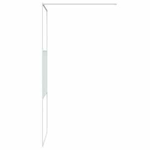 Sprchová zástěna walk-in bílá 80 x 195 cm čiré ESG sklo - obrázek 4
