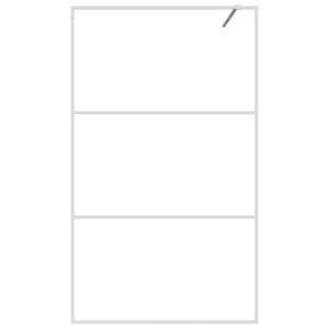 Sprchová zástěna walk-in bílá 115 x 195 cm čiré ESG sklo - obrázek 3