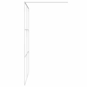 Sprchová zástěna walk-in bílá 140 x 195 cm čiré ESG sklo - obrázek 4