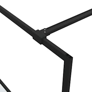Sprchová zástěna walk-in černá 80x195 cm napůl mléčné ESG sklo - obrázek 6