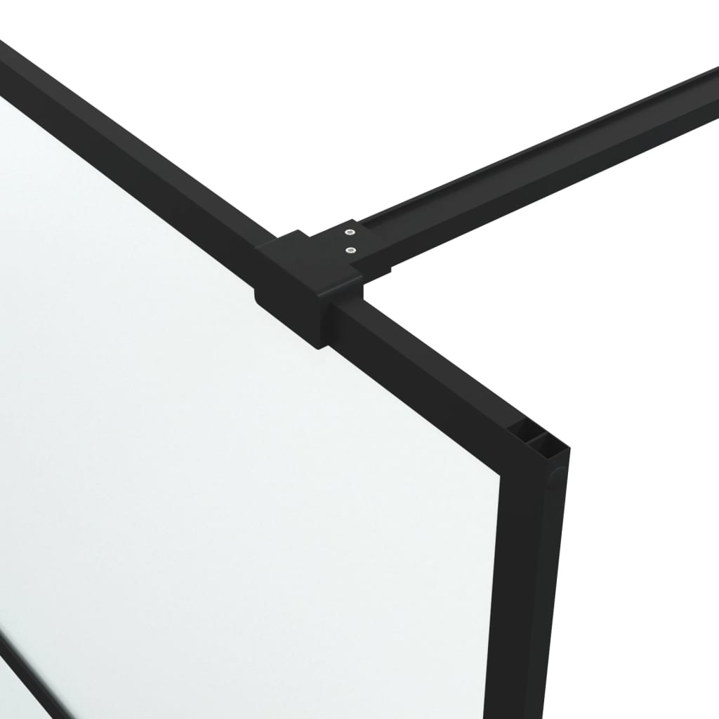  Sprchová zástena čierna 100x195 cm matné ESG sklo