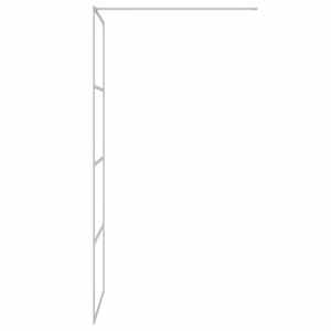 Sprchová zástěna walk-in stříbrná 80 x 195 cm čiré ESG sklo - obrázek 4