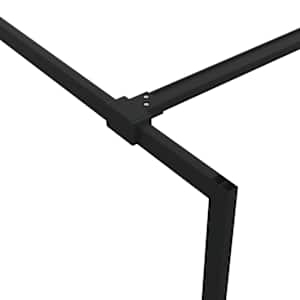 Sprchová zástěna walk-in černá 80 x 195 cm čiré ESG sklo - obrázek 6