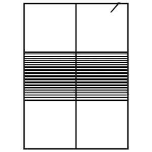 Sprchová zástěna walk-in černá 140 x 195 cm čiré ESG sklo - obrázek 3