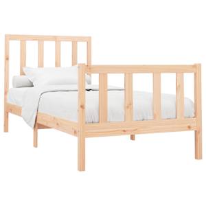 vidaXL Bed Frame without Mattress 100x200 cm Solid Wood Pine