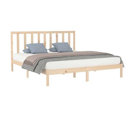 vidaXL Massivholzbett 200x200 cm | vidaXL.at