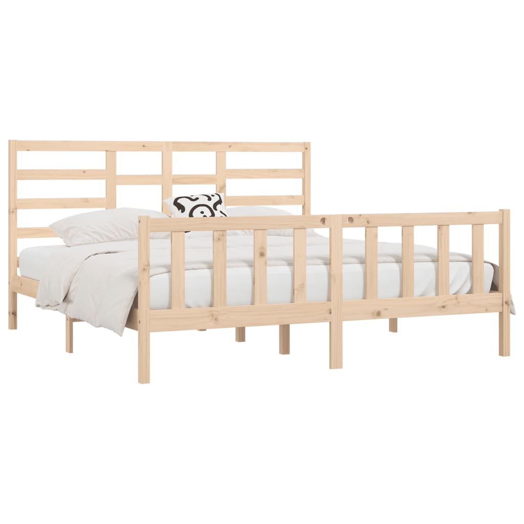 

vidaXL Bedframe massief grenenhout 200x200 cm
