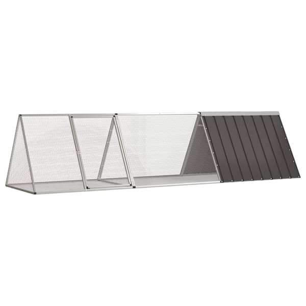 vidaXL k&uuml;&uuml;likupuur antratsiithall 302,5 x 80,5 x 71 cm tsingitud terasest