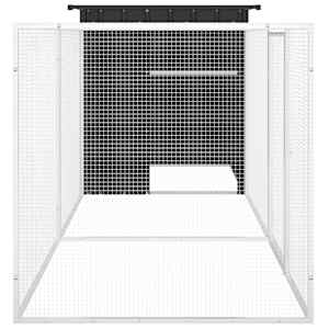 Klec pro kuřata antracitová 300 x 91 x 100 cm pozinkovaná ocel - obrázek 4