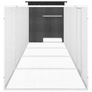 Klec pro kuřata antracitová 500 x 91 x 100 cm pozinkovaná ocel - obrázek 4