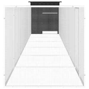 Klec pro kuřata antracitová 700 x 91 x 100 cm pozinkovaná ocel - obrázek 4
