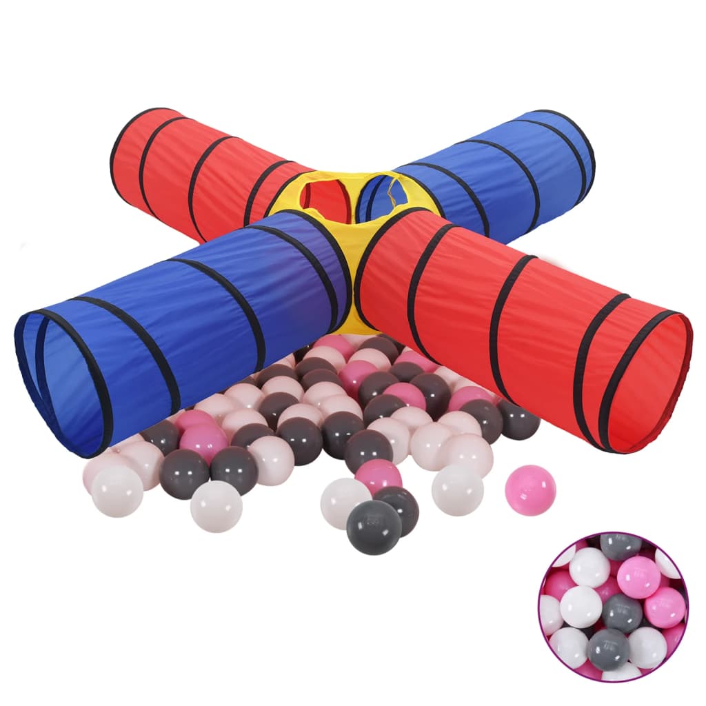 Tunnel da Gioco per Bambini con 250 Palline Multicolore