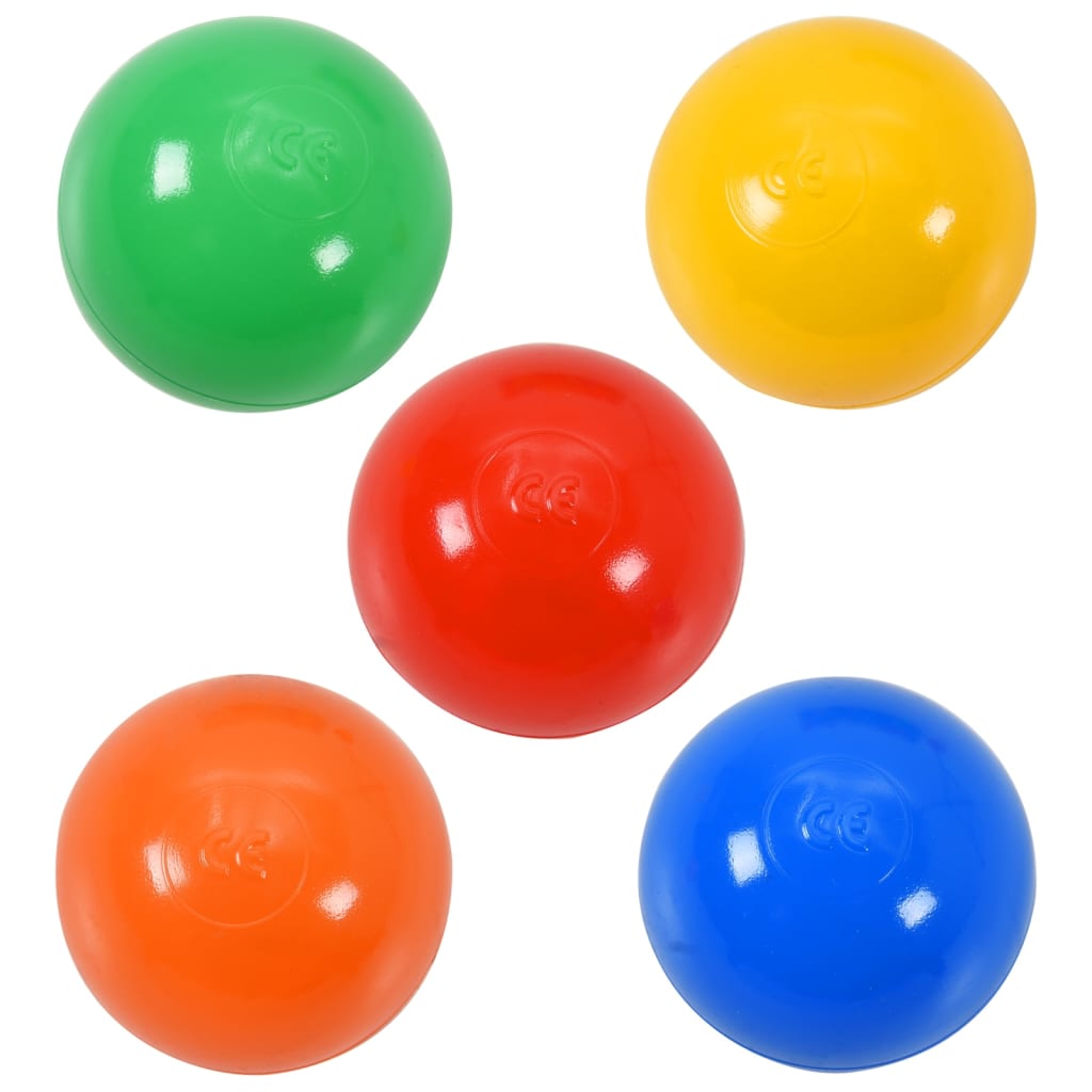 többszínű gyerekjátszósátor 250 labdával 338 x 123 x 111 cm