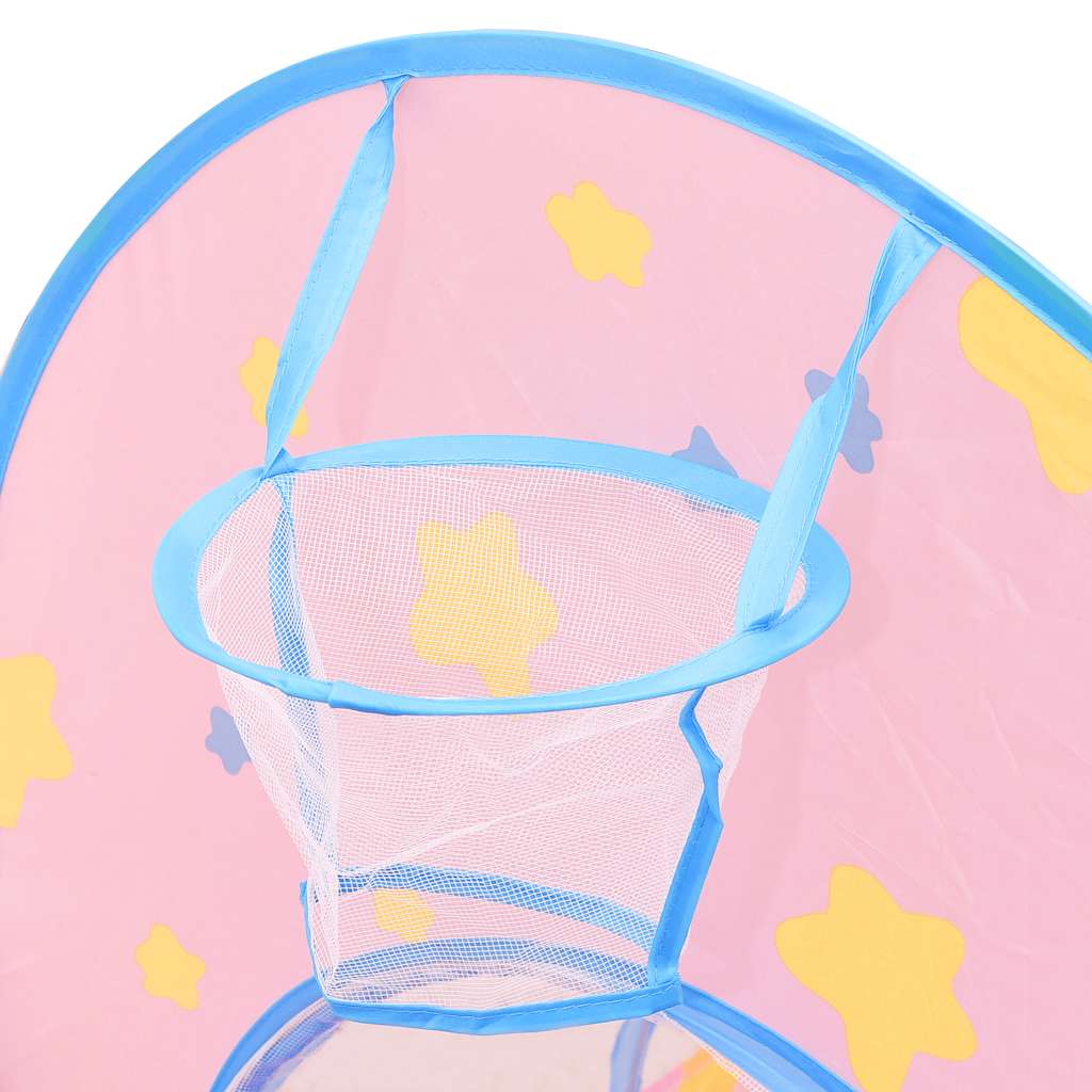 Tente De Jeu Pour Enfants Avec 250 Balles Rose 301x120x128 Cm VidaXL 16 width=274