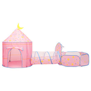 Dětský stan na hraní s 250 míčky růžový 301 x 120 x 128 cm - obrázek 5