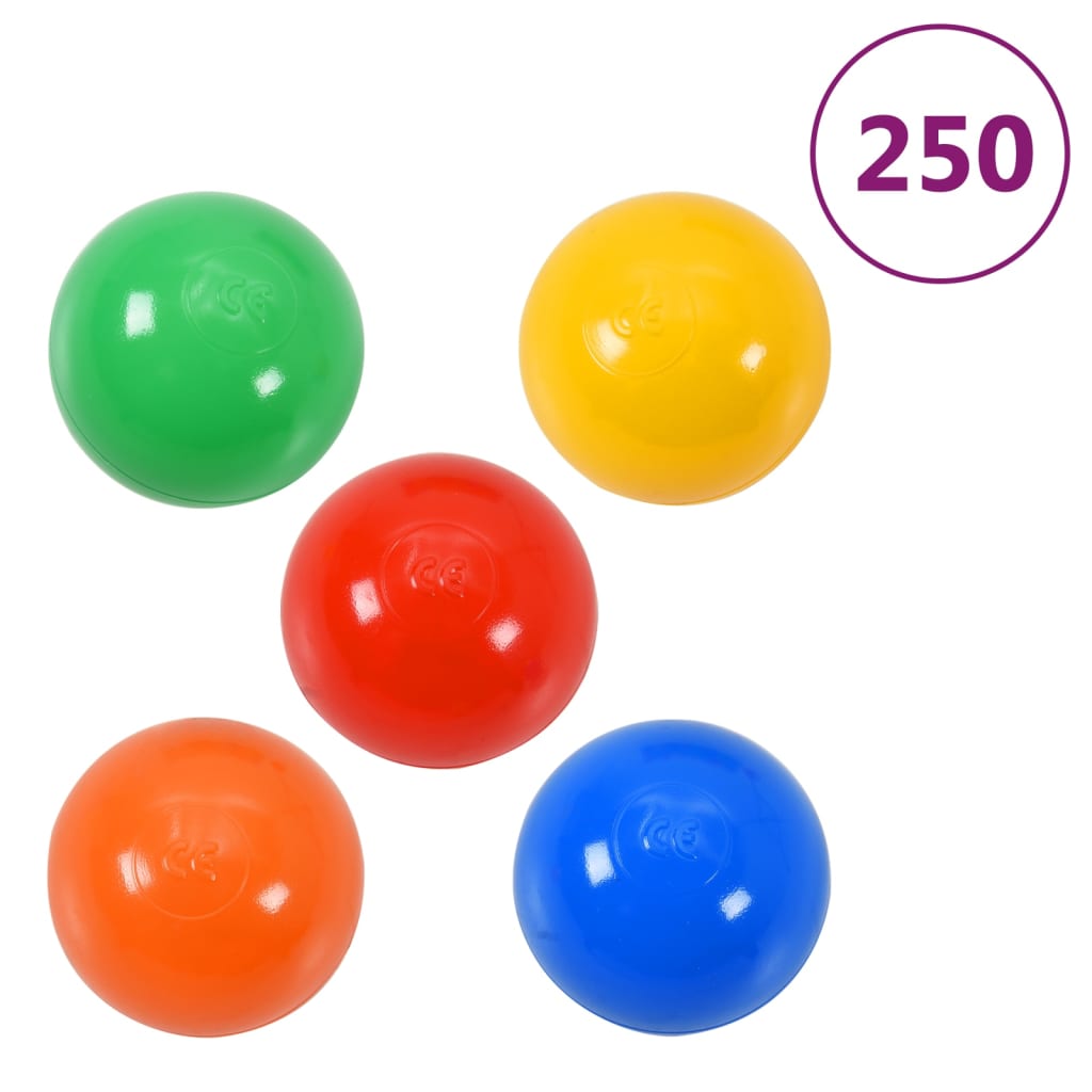 rózsaszín gyerekjátszósátor 250 labdával 70x112x70 cm