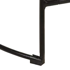 Barski stol Gavin 2 kosa 45x40x63 cm trden mangov les - slika 8