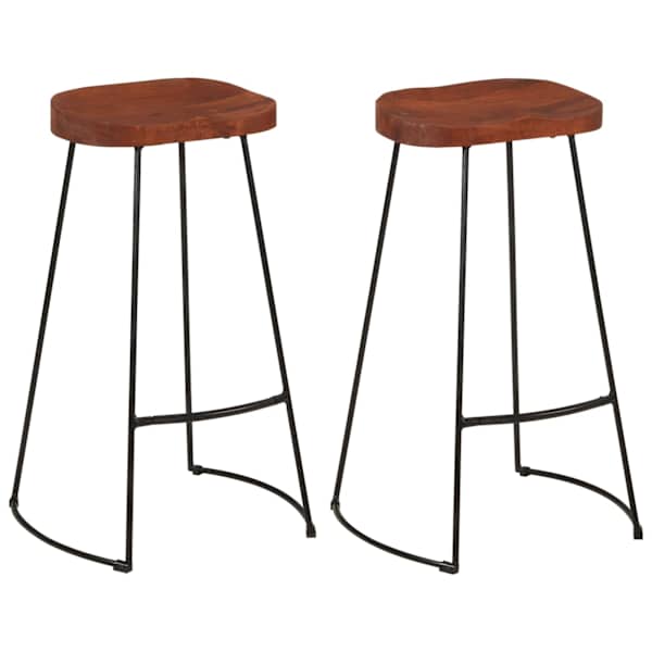 vidaXL Gavin baaritoolid 2 tk, 50 x 40 x 78 cm, mangopuit