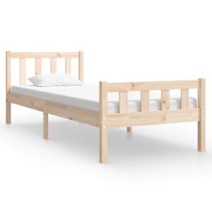 Rám postele masivní dřevo 90 x 190 cm Single - obrázek 2