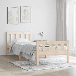 Rám postele masivní dřevo 90 x 190 cm Single - obrázek 1