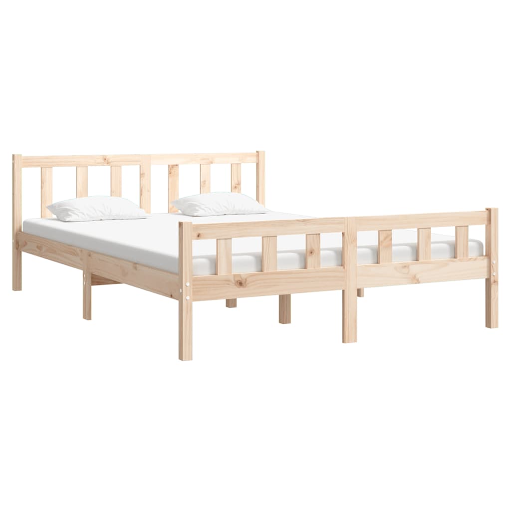 

vidaXL Bedframe massief hout 120x200 cm