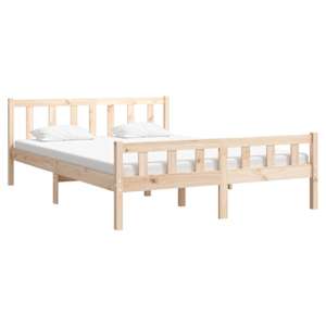 vidaXL Bedframe massief hout 150x200 cm