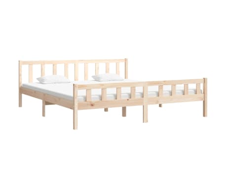 vidaXL Bedframe massief hout 200x200 cm