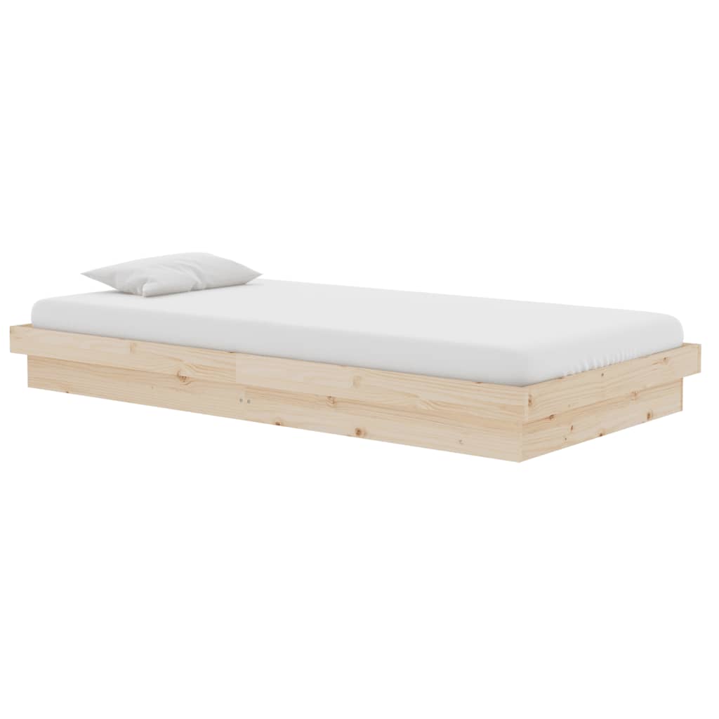 Rám postele masivní dřevo 100 x 200 cm