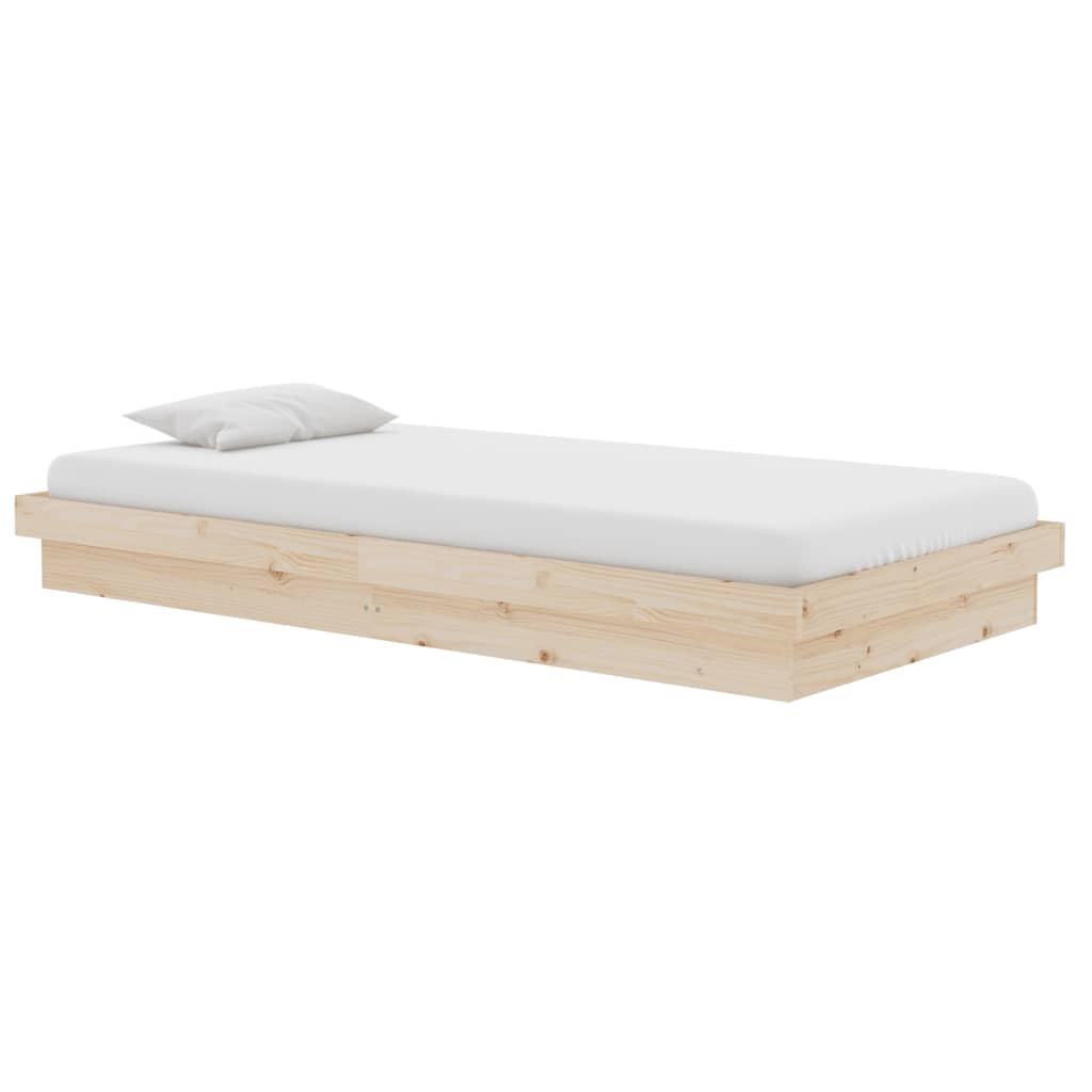 

vidaXL Bedframe massief hout 100x200 cm