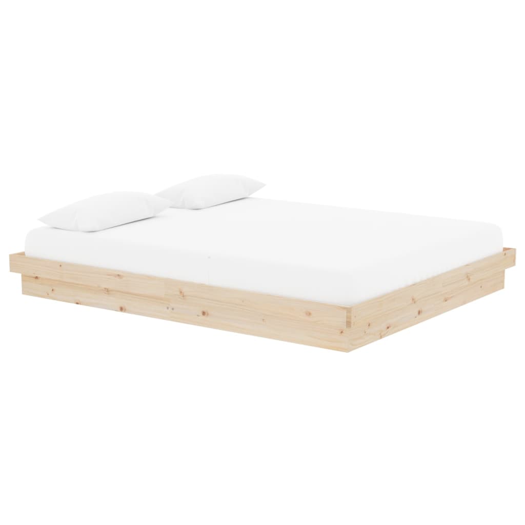 vidaXL Bedframe zonder matras massief hout 160x200 cm afbeelding