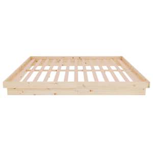Rám postele masivní dřevo 180 x 200 cm Super King Size - obrázek 6