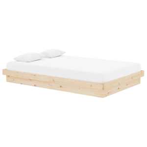vidaXL Πλαίσιο Κρεβατιού 120 x 190 εκ. από Μασίφ Ξύλο Small Double