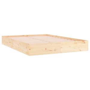 Rám postele masivní dřevo 180 x 200 cm Super King Size - obrázek 3