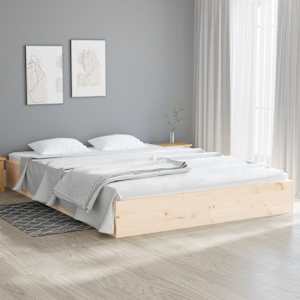 Rám postele masivní dřevo 180 x 200 cm Super King Size - obrázek 1
