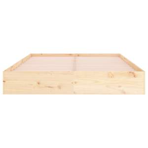 Rám postele masivní dřevo 150 x 200 cm King Size - obrázek 5