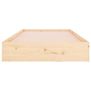 Rám postele masivní dřevo 100 x 200 cm - obrázek 5