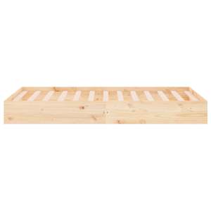 Rám postele masivní dřevo 90 x 200 cm - obrázek 6