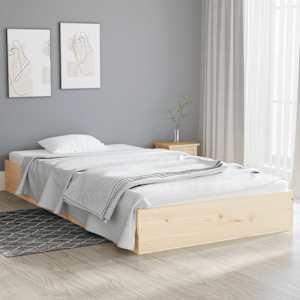 Rám postele masivní dřevo 90 x 200 cm - obrázek 1