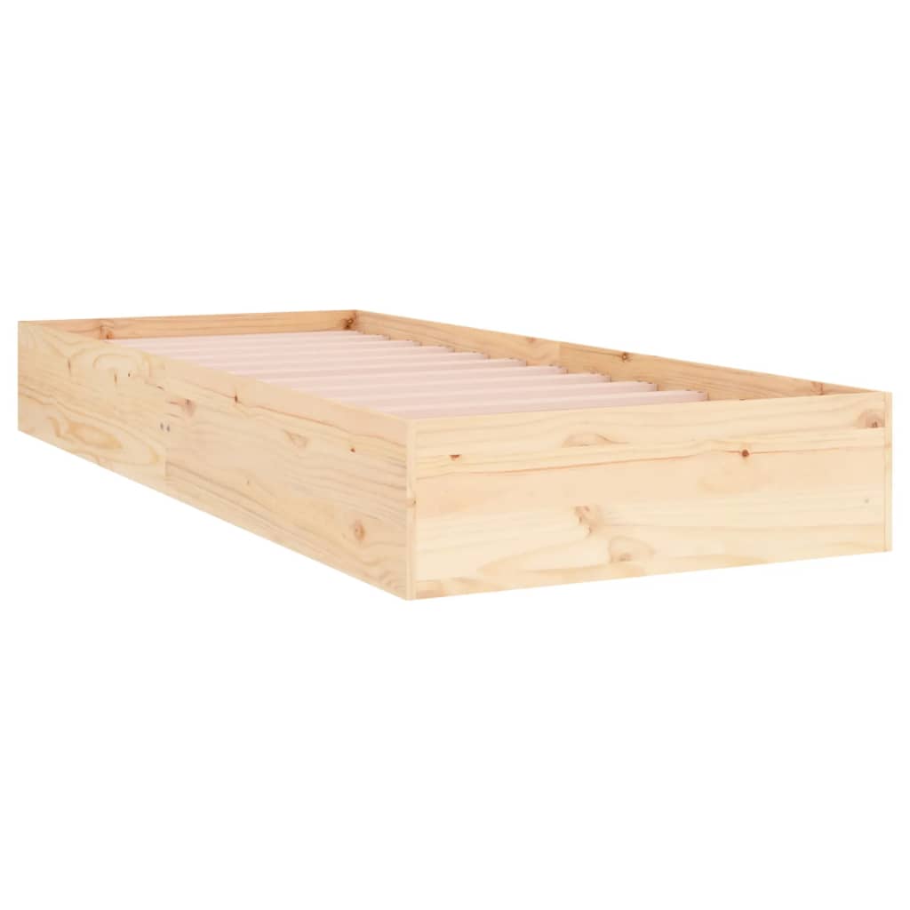 

vidaXL Bedframe massief hout 90x190 cm 3FT Single