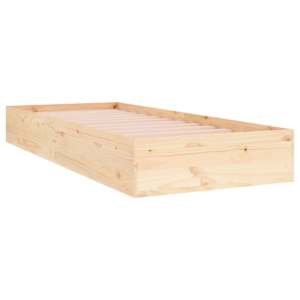 Rám postele masivní dřevo 90 x 190 cm Single - obrázek 3