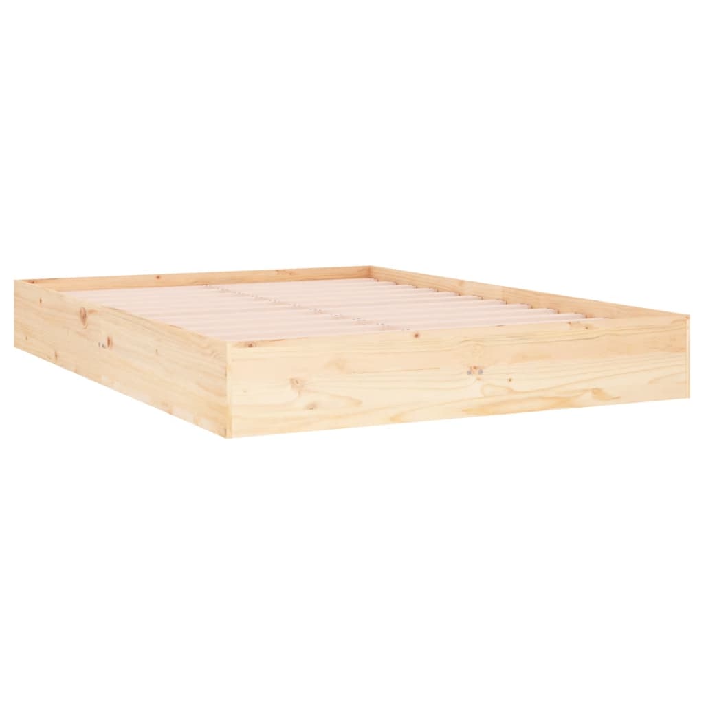

vidaXL Bedframe massief hout 135x190 cm 4FT6 Double