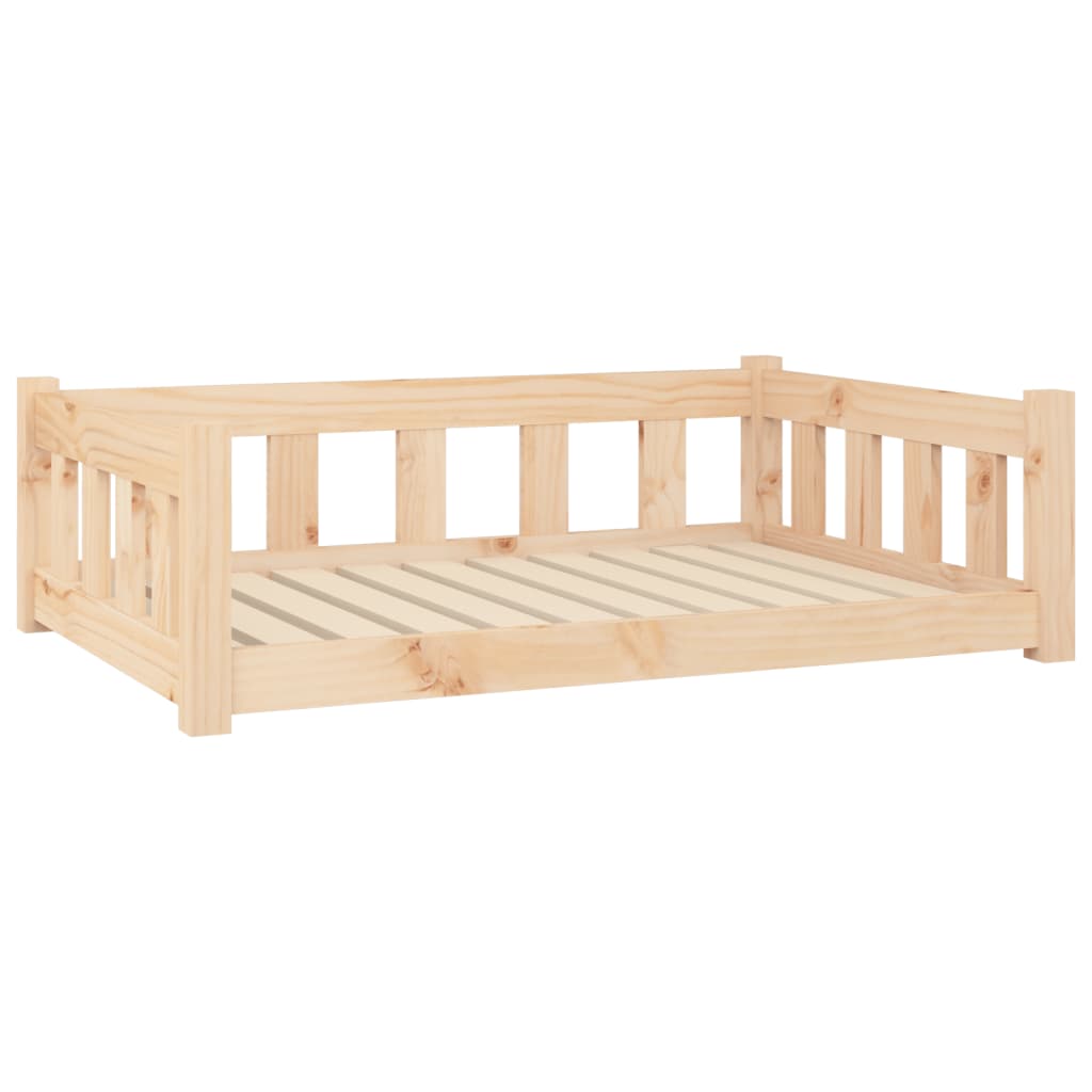 Image of vidaXL Dog Bed 95.5x65.5x28 cm Solid Wood Pine