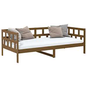 vidaXL Tagesbett Honigbraun Massivholz Kiefer 90x200 cm