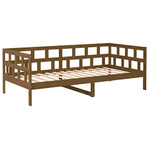 Válenda medově hnědá masivní borové dřevo 80 x 200 cm - obrázek 2
