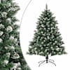 vidaXL kunstj&otilde;ulukuusk alusega, 120 cm, PVC