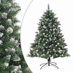 vidaXL kunstj&otilde;ulukuusk alusega, 120 cm, PVC