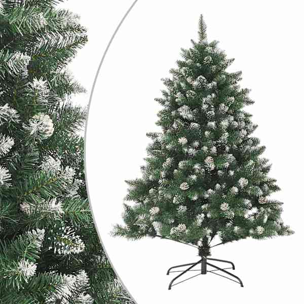 vidaXL kunstj&otilde;ulukuusk alusega, 120 cm, PVC