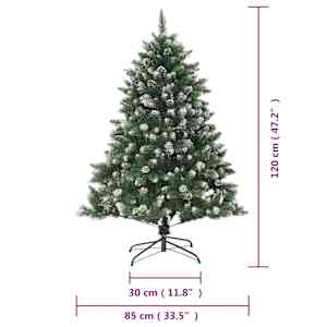 Umělý vánoční stromek se stojanem 120 cm PVC - obrázek 9