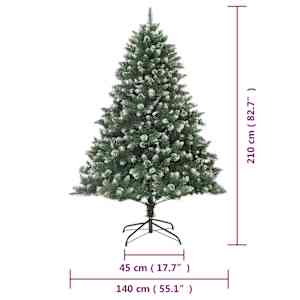 Umělý vánoční stromek se stojanem 210 cm PVC - obrázek 9